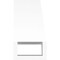 Ekena Millwork 3-in. W x 6-in. D x 6-in. H Valencia Architectural Grade PVC Knee Brace BRCP03X06X06VAL - alternate 2